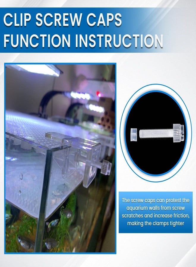 NestBasics 6pcs Aquarium lid Clips Fish Tank top Cover lid Support Holder Clip for Rimless or Rim Fish Tank - Image 5